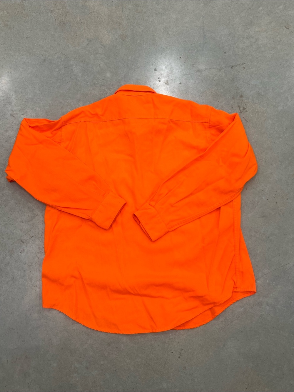 L.L. Bean Orange Button-Down Hunting Shirt with reflective sleeves XXL - Picture 4 of 4